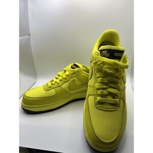Nike Air Force 1 Low Gore-Tex Volt Yellow Men Sz 9 NEW DS Waterproof AF1 Sneaker